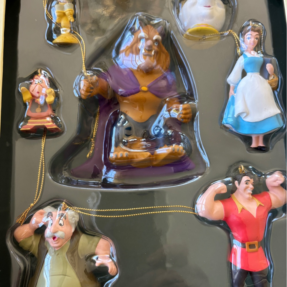 Beauty and the Beast Ornament Set